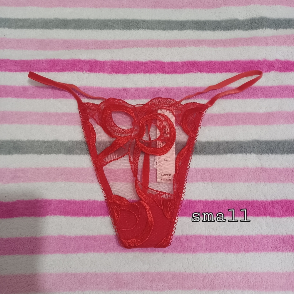 Victoria secret Embroidery V-String Panty
